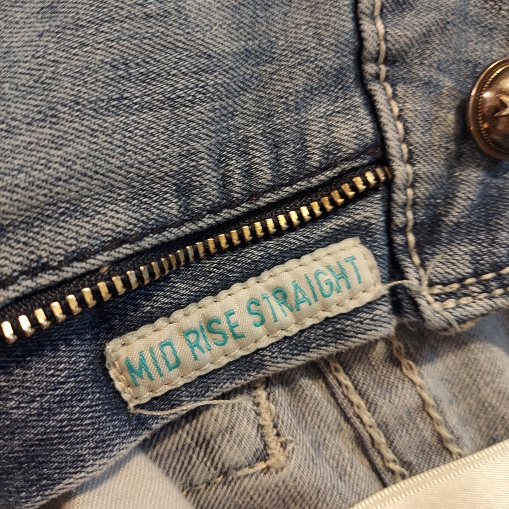 Ariat Light Blue Western Women's Midrise Straight Leg Jeans - 30R - Picture 7 of 10